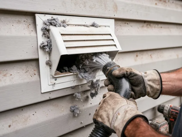 Professional dryer vent cleaning by Paramount Dryer Vent Cleaning in Paramount