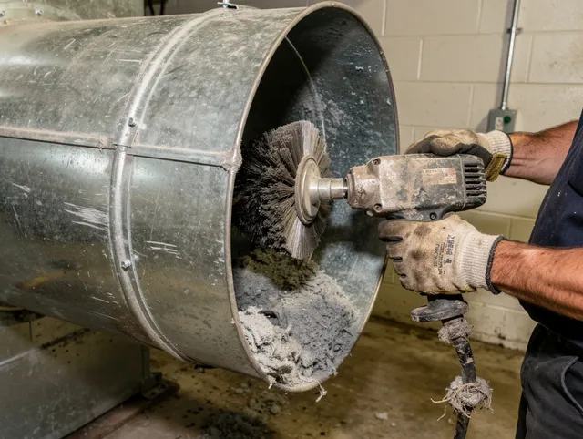 Industrial-grade dryer vent cleaning by Paramount Dryer Vent Cleaning in Paramount